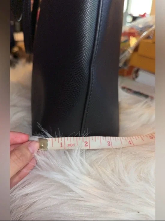 kate spade Black Saffiano Tote with Logo Tag - Picture 7 of 7